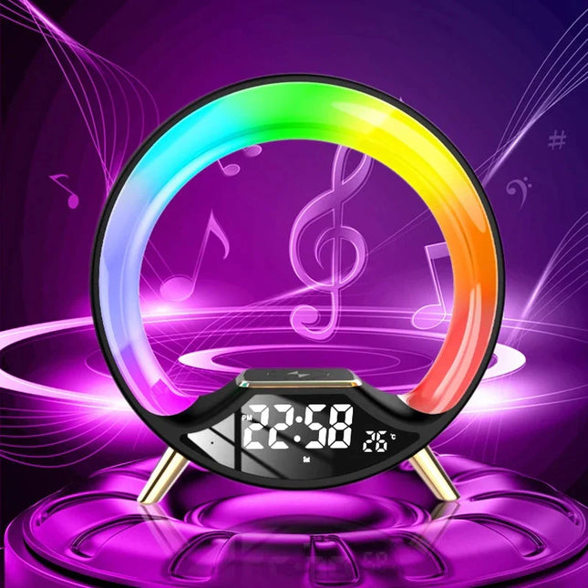 Lasten auringonnousu-herätyskello RGB-tunnelmavalolla