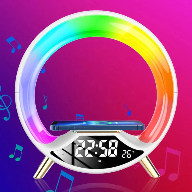 Lasten auringonnousu-herätyskello RGB-tunnelmavalolla