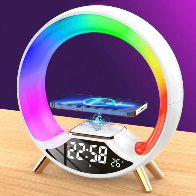 Lasten auringonnousu-herätyskello RGB-tunnelmavalolla