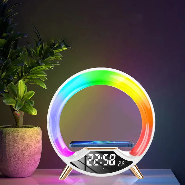 Lasten auringonnousu-herätyskello RGB-tunnelmavalolla
