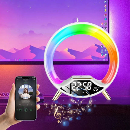 Lasten auringonnousu-herätyskello RGB-tunnelmavalolla