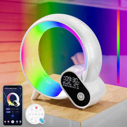 Herätysvalo luonnonäänillä ja auringonnousulla