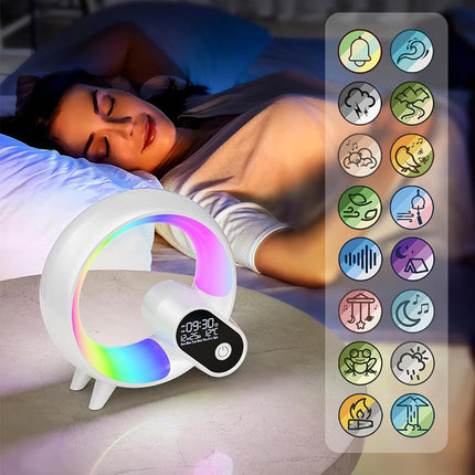 Herätysvalo luonnonäänillä ja auringonnousulla