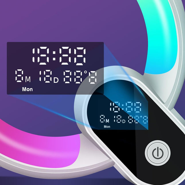 Herätysvalo luonnonäänillä ja auringonnousulla