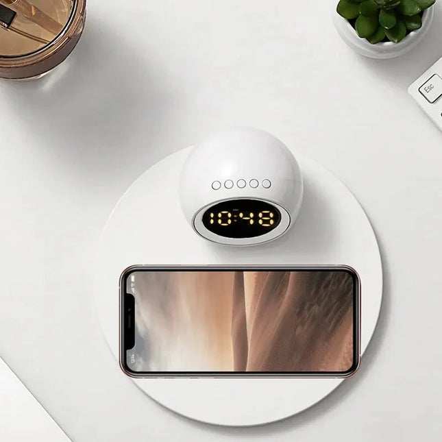 Auringonnousu-herätyskello langattomalla laturilla teinille