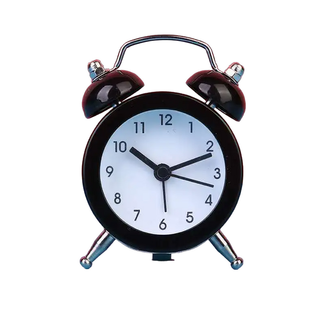 Pieni vintage herätyskello tuplakelloilla