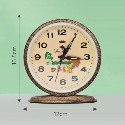 Vanhanajan vedettävä mekaaninen herätyskello